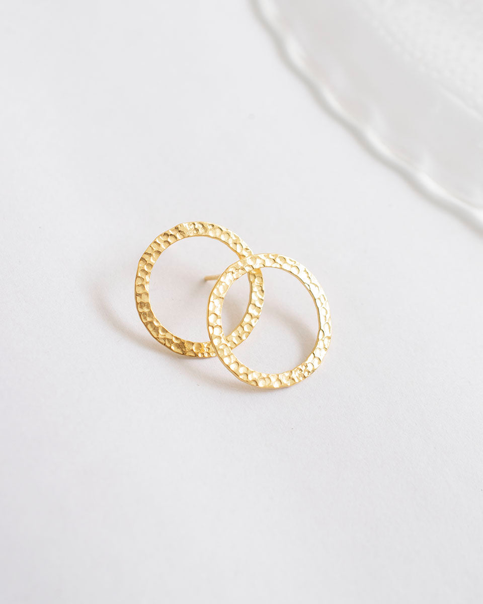 CLASSIC HAMMERED EARRINGS