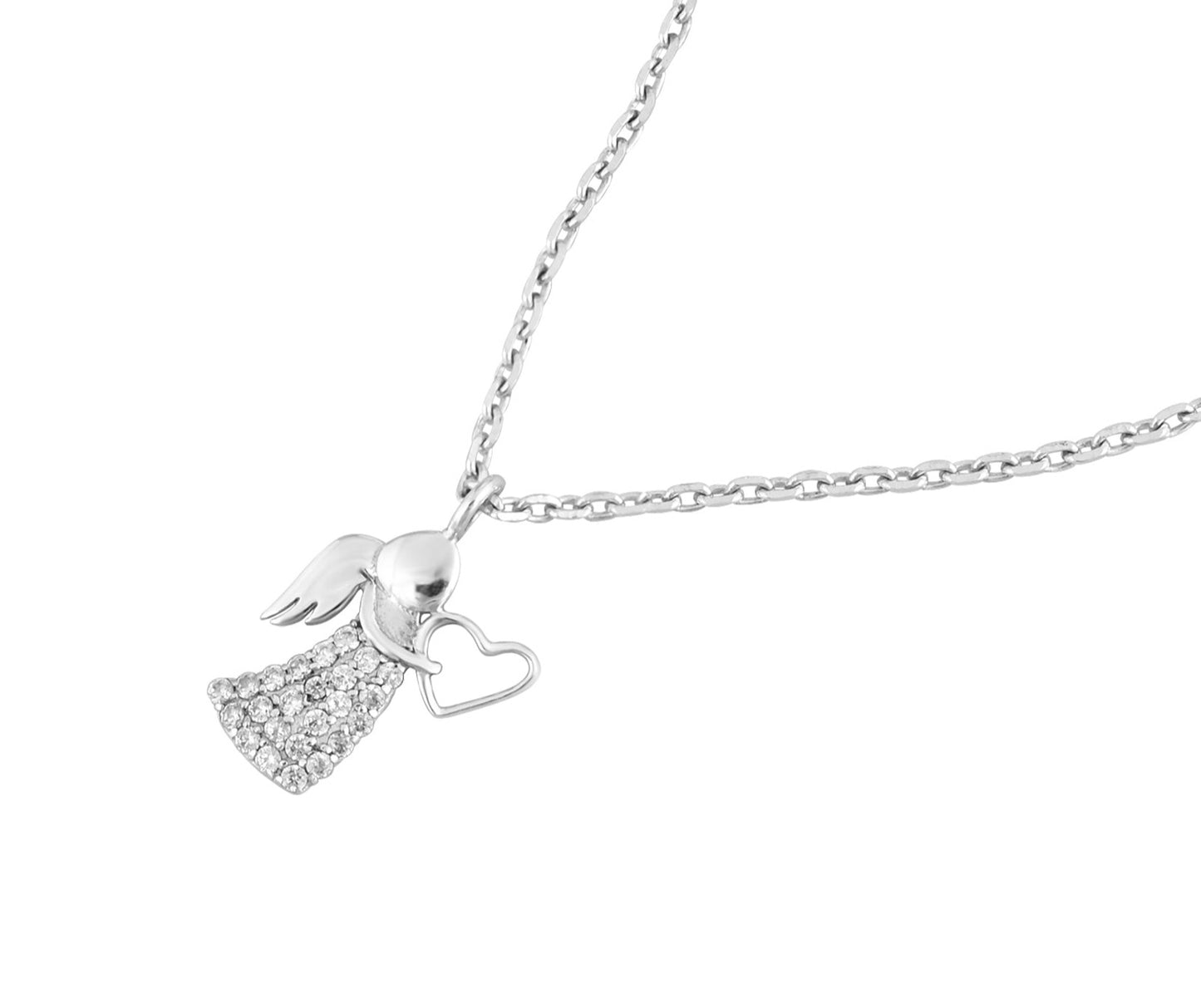 ANGEL AURA'S SILVER NECKLACE