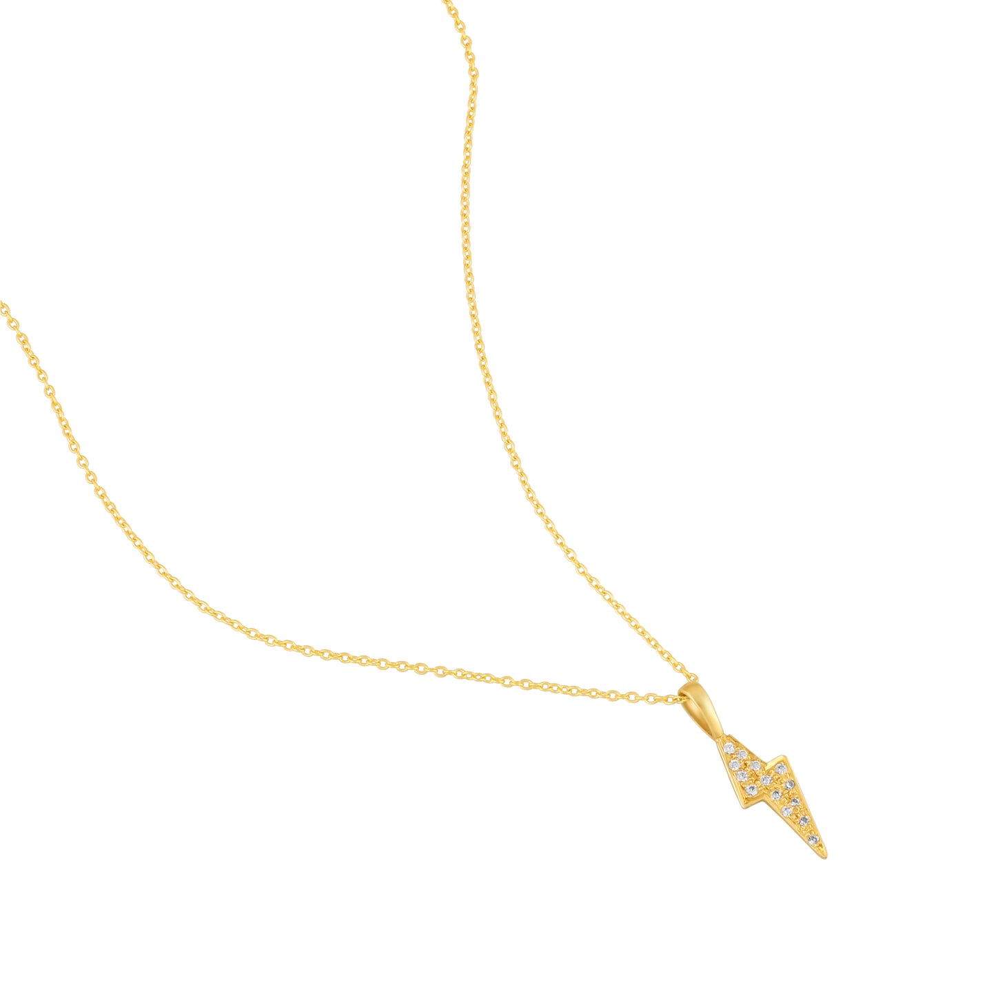 LIGHTNING JEWEL SILVER NECKLACE