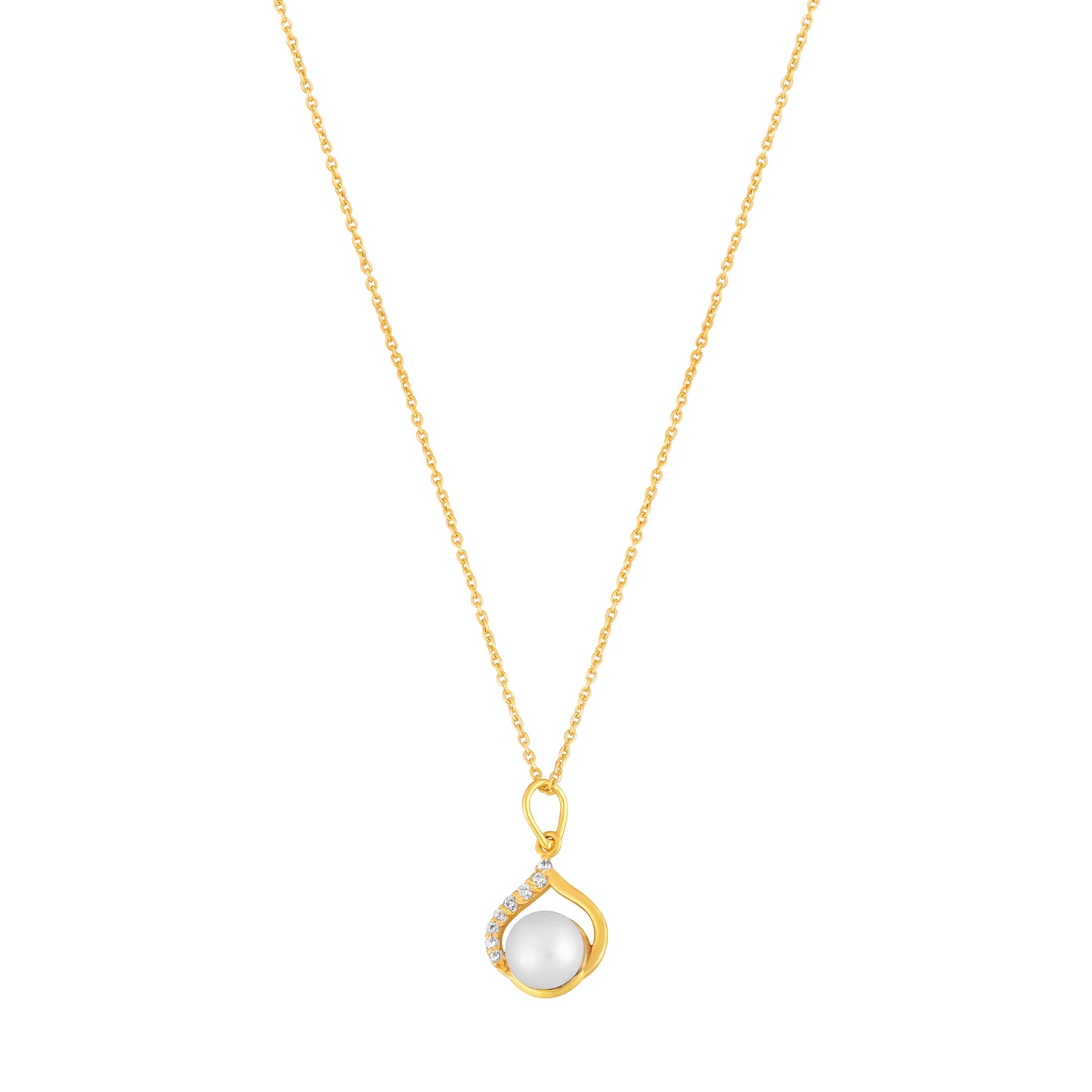 PEARL HALO NECKLACE