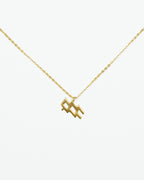 AQUARIS ZODIAC NECKLACE