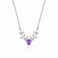 DEER CHARM SILVER NECKLACE