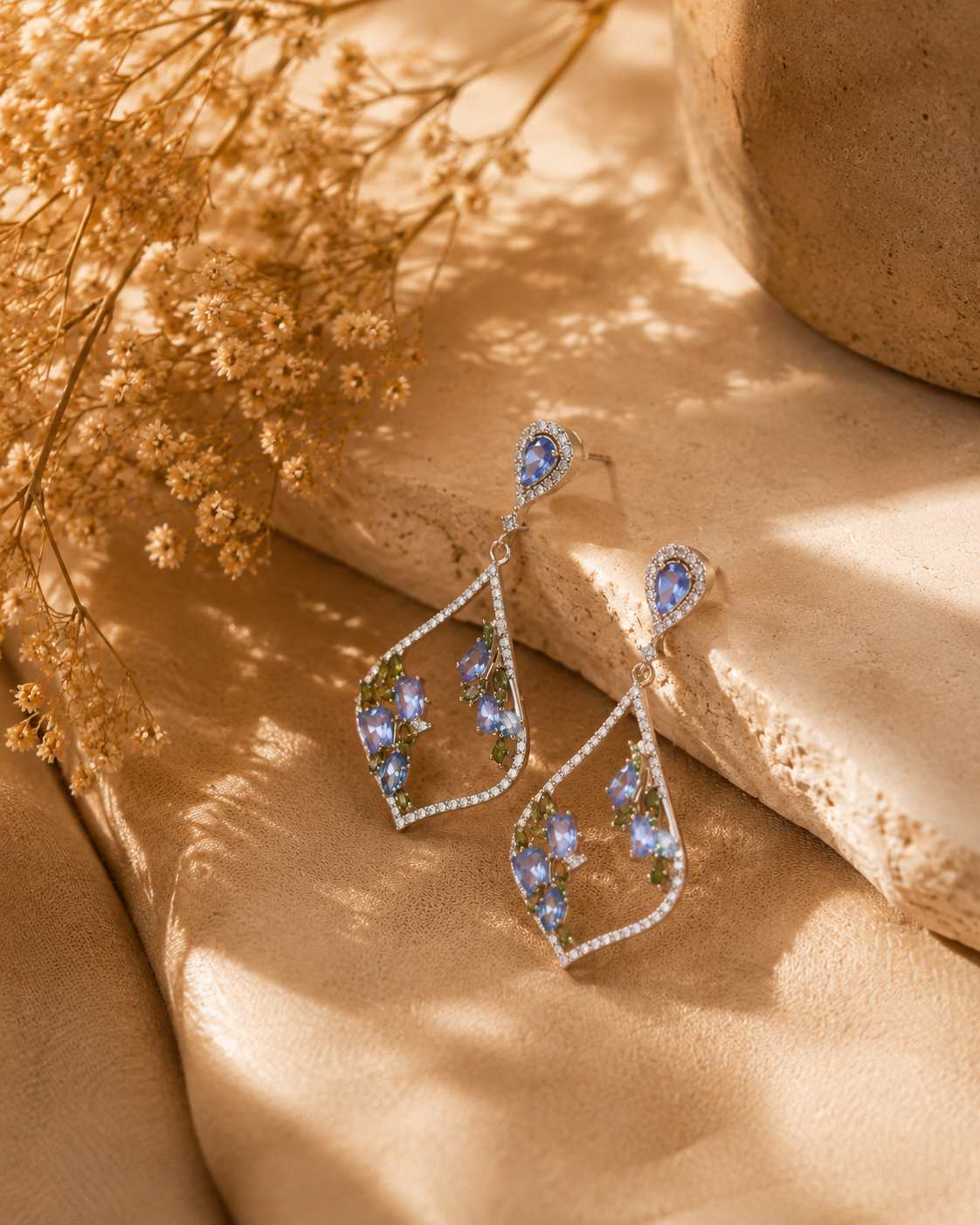 Aqua Dangle earrings