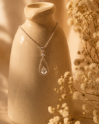 SNOWDROP SILVER NECKLACE