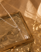 SNOWDROP SILVER NECKLACE