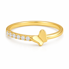 DAINTY TINY BUTTERFLY RING