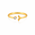 MINIMALIST DOLPHIN ADJUSTABLE RING