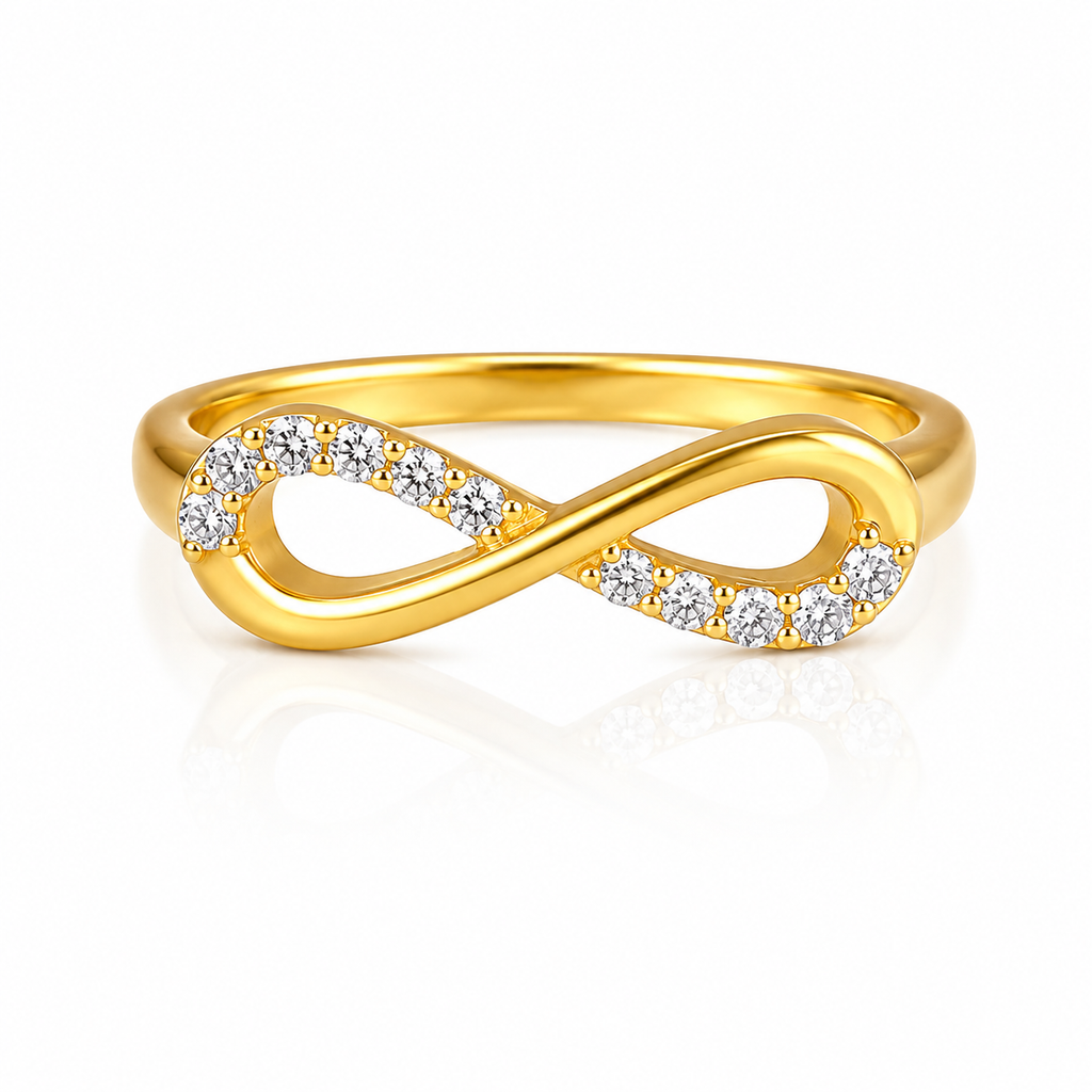 MINIMAL INFINITY STERLING SILVER RING
