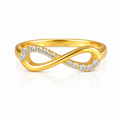 MINIMAL INFINITY STERLING SILVER RING