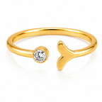 MINIMALIST DOLPHIN ADJUSTABLE RING