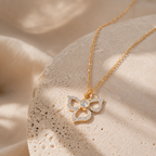PETAL BLOOM SILVER NECKLACE