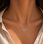 PETAL BLOOM SILVER NECKLACE