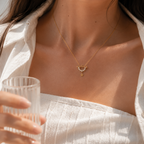 STARRY ARCH SILVER NECKLACE