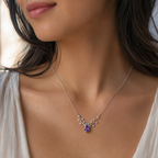 DEER CHARM SILVER NECKLACE