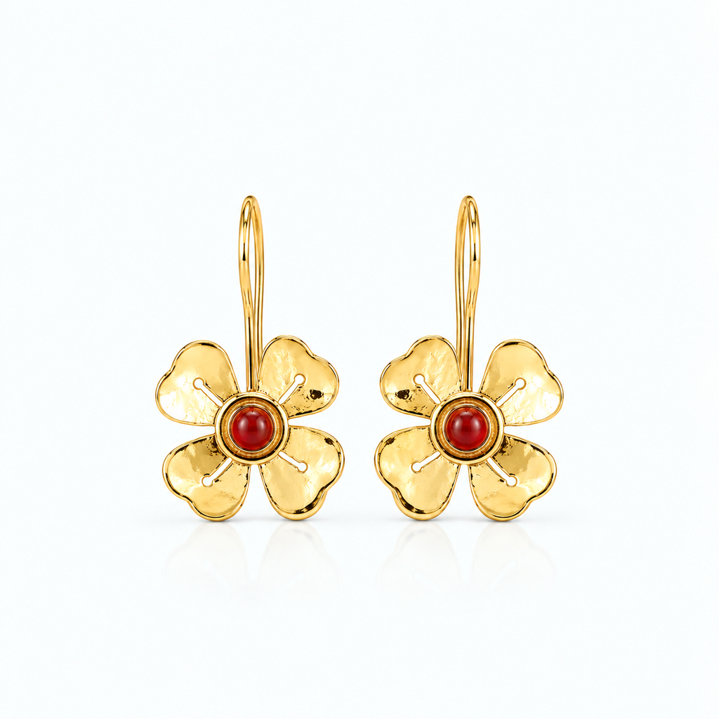 floral earring