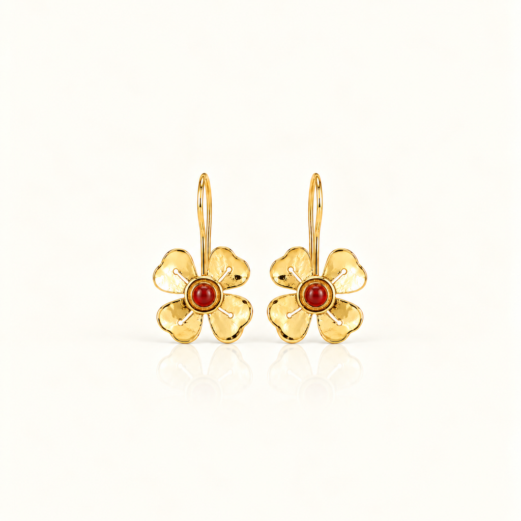 floral earring