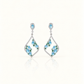 Aqua Dangle earrings