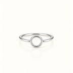 DAINTY O RING , TINY CIRCLE RING