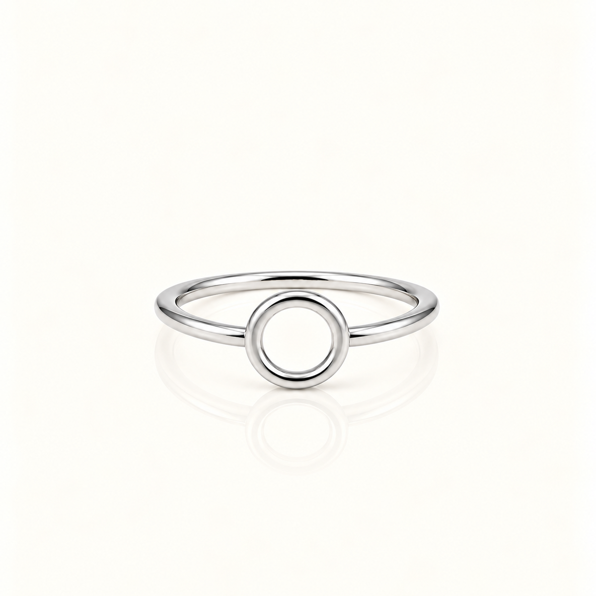 DAINTY O RING , TINY CIRCLE RING