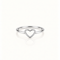 HOLLOW HEART RING