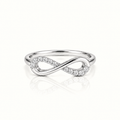 MINIMAL INFINITY STERLING SILVER RING