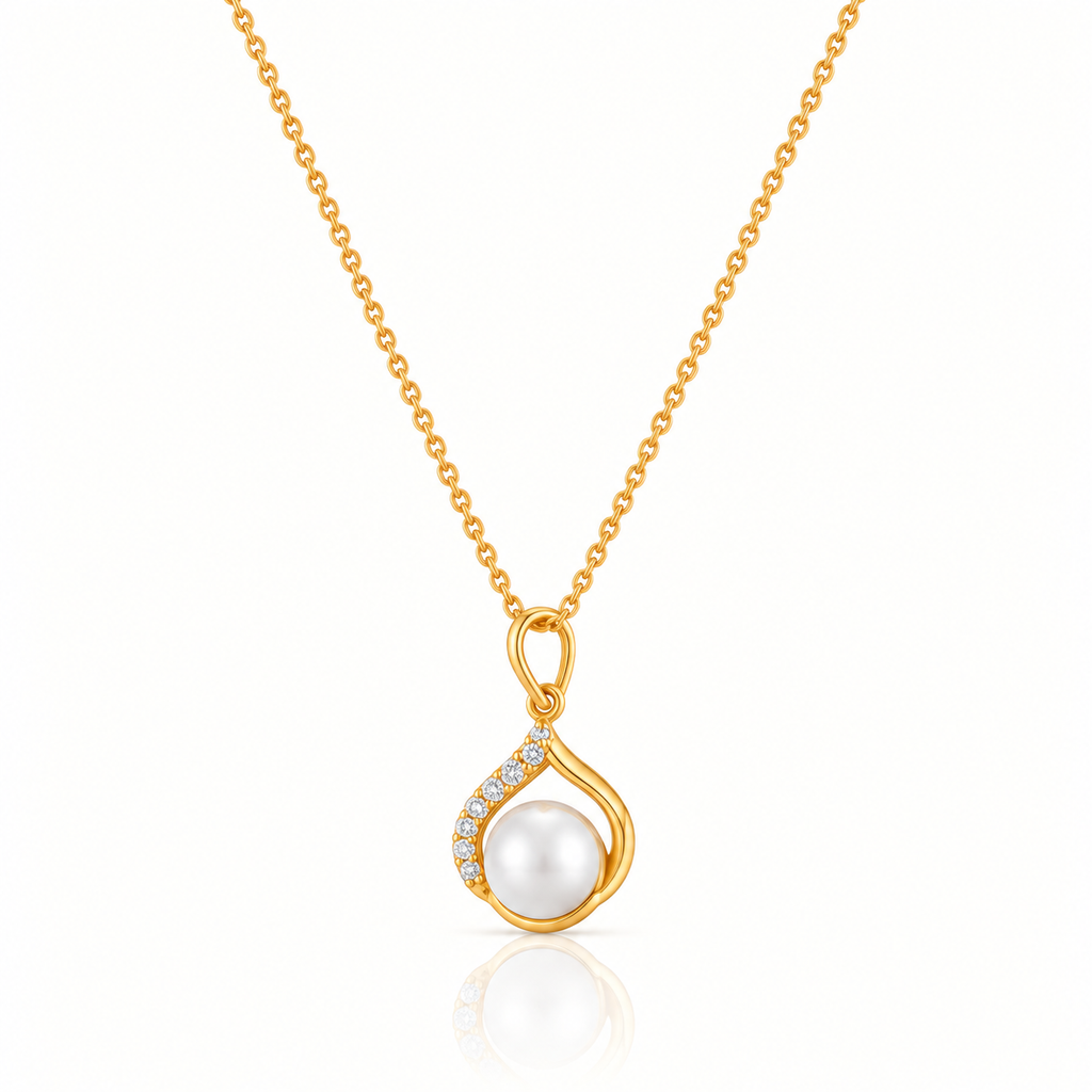 PEARL HALO NECKLACE