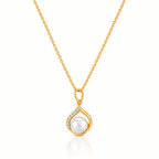 PEARL HALO NECKLACE