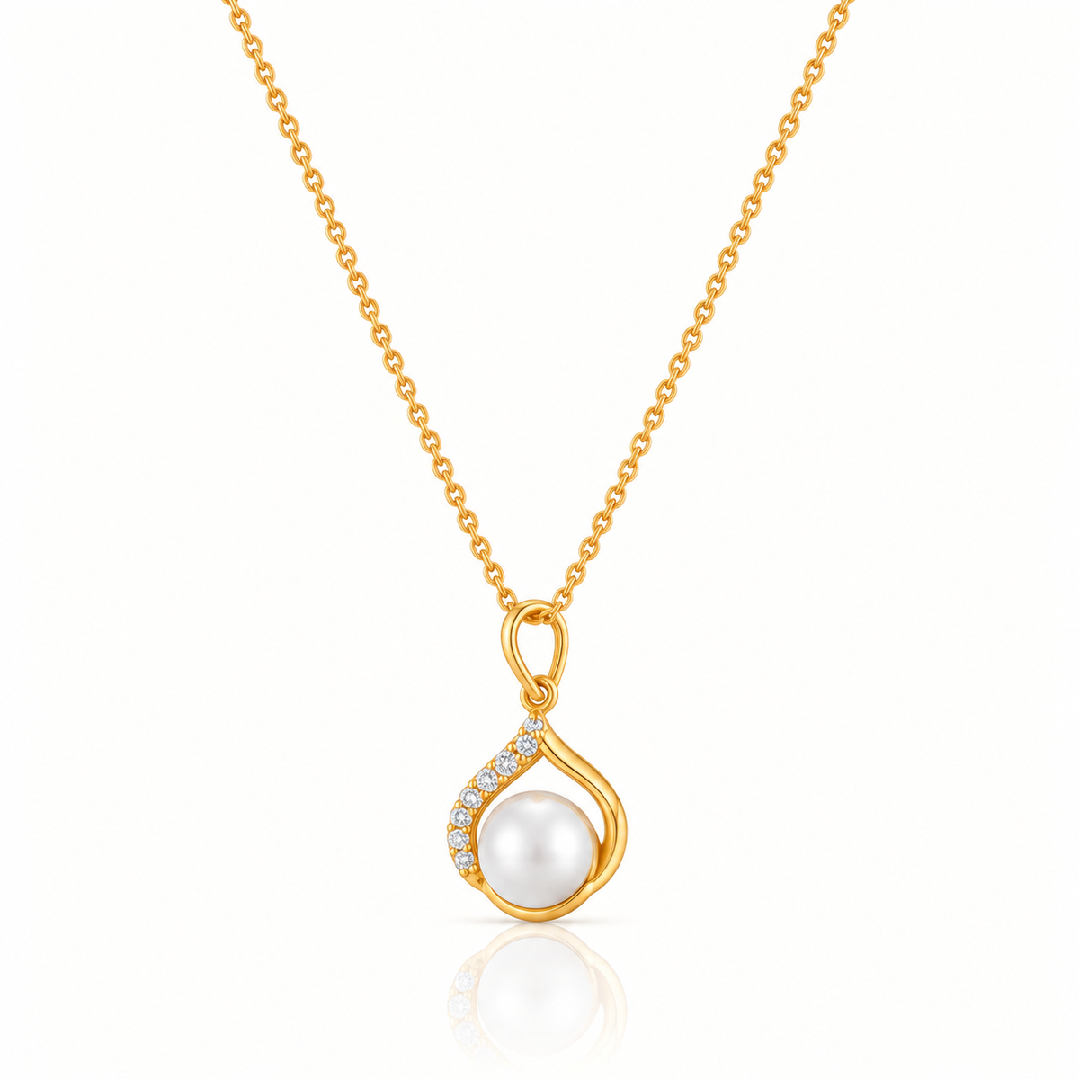 PEARL HALO NECKLACE