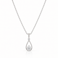 SNOWDROP SILVER NECKLACE