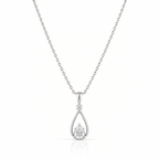 SNOWDROP SILVER NECKLACE