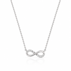 INFINITY ELEGANCE SILVER NECKLACE