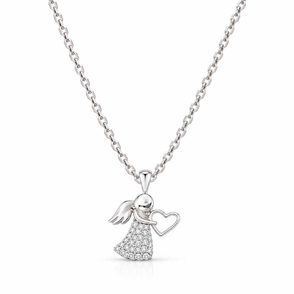 ANGEL AURA'S SILVER NECKLACE