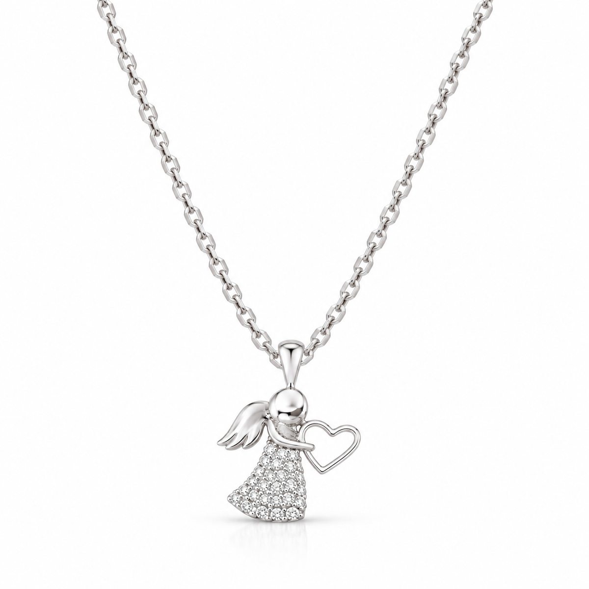 ANGEL AURA'S SILVER NECKLACE