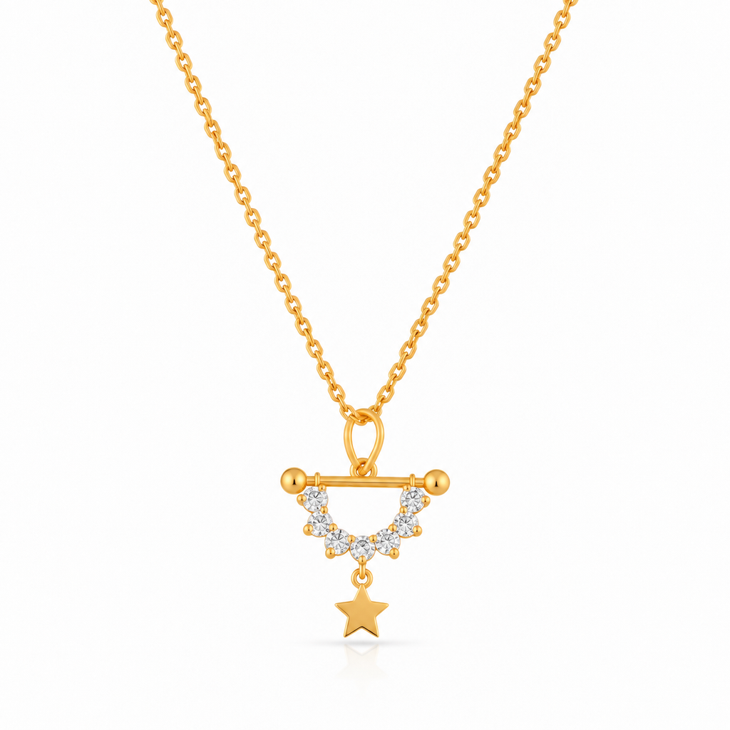 STARRY ARCH SILVER NECKLACE