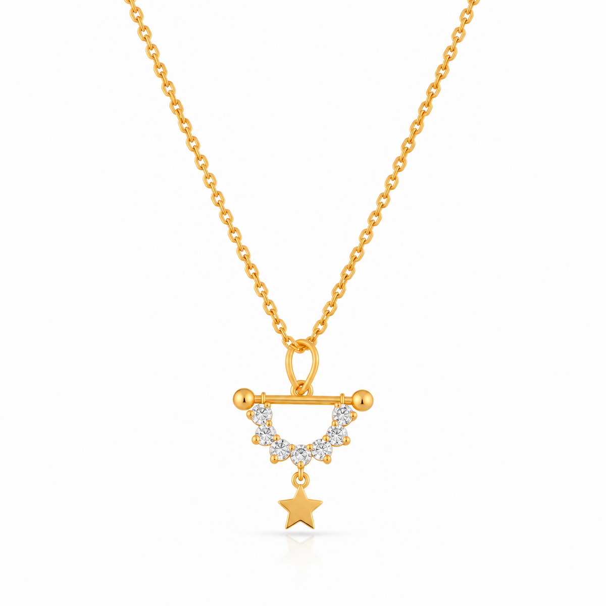 STARRY ARCH SILVER NECKLACE