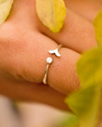 MINIMALIST DOLPHIN ADJUSTABLE RING