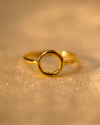 DAINTY O RING , TINY CIRCLE RING
