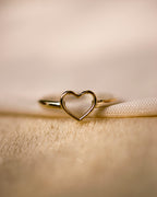 HOLLOW HEART RING