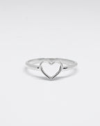 HOLLOW HEART RING