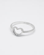 HOLLOW HEART RING