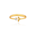 MINIMALIST DOLPHIN ADJUSTABLE RING