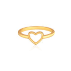 HOLLOW HEART RING