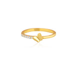 DAINTY TINY BUTTERFLY RING