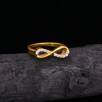 MINIMAL INFINITY STERLING SILVER RING