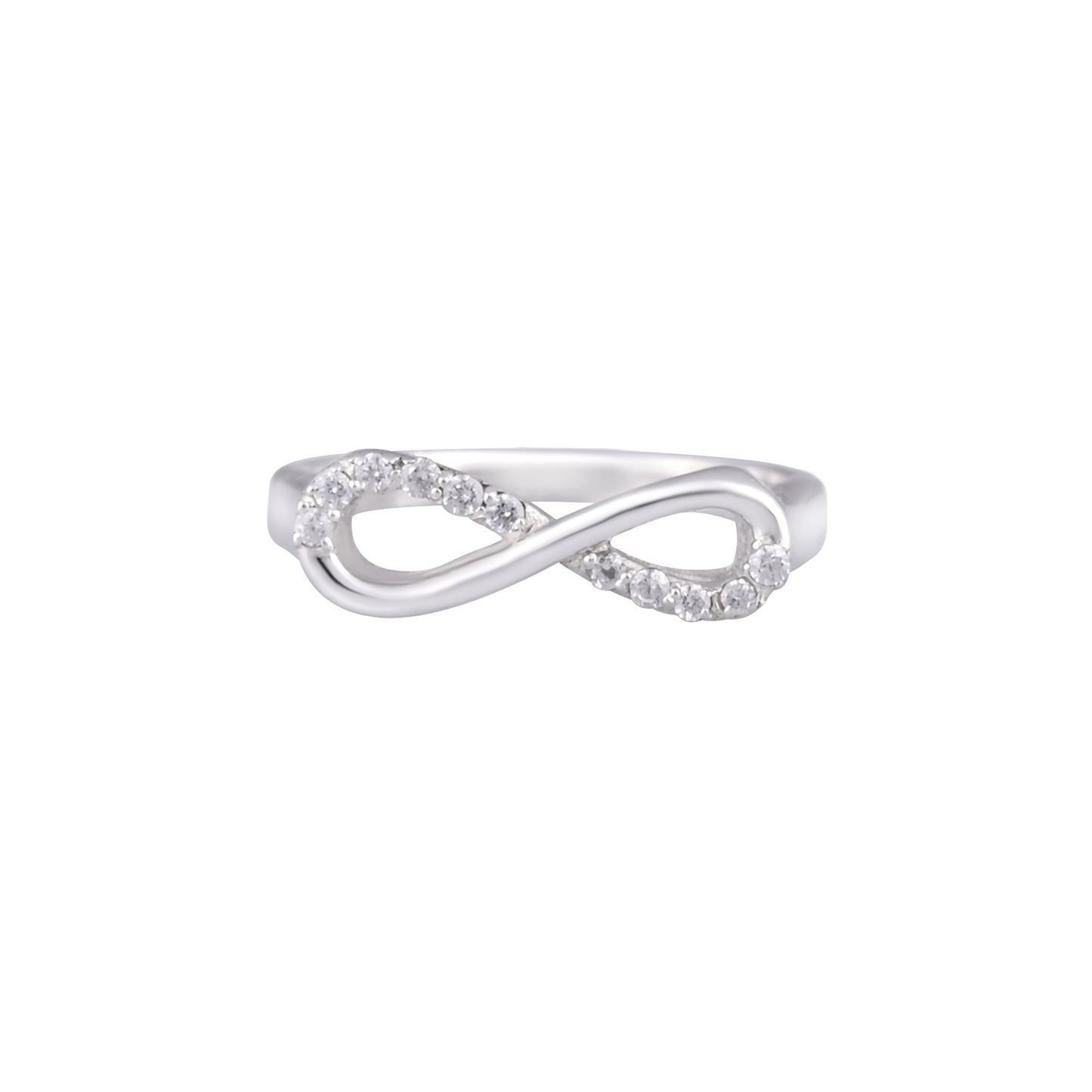 MINIMAL INFINITY STERLING SILVER RING