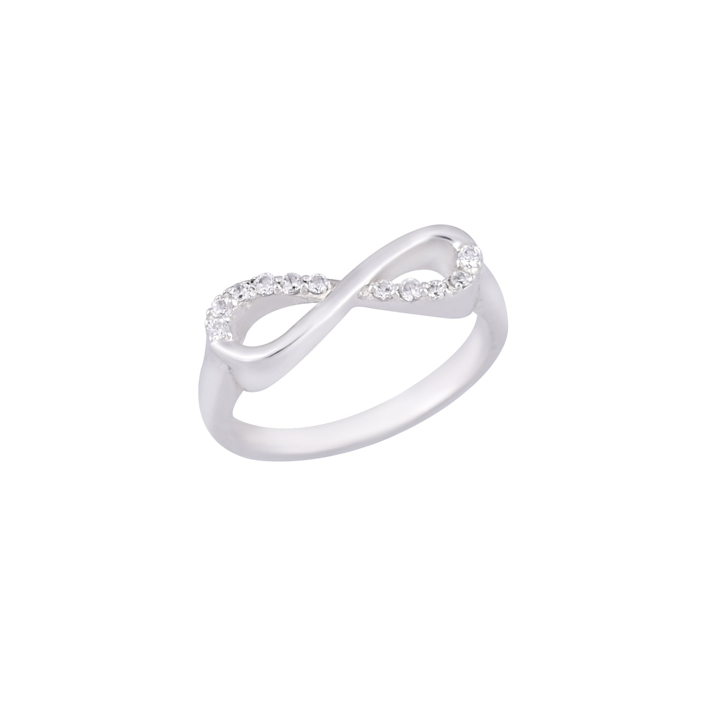 MINIMAL INFINITY STERLING SILVER RING