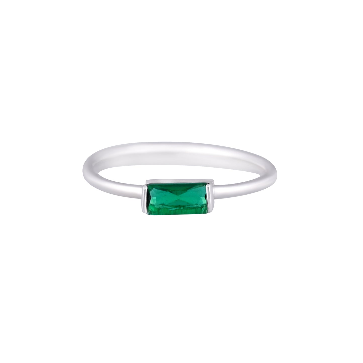 TINY EMERALD RING