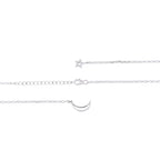 NIGHT SKY CHARM SILVER NECKLACE
