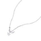 NIGHT SKY CHARM SILVER NECKLACE