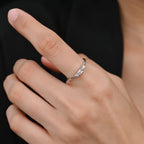 CRYSTAL SILVER RING